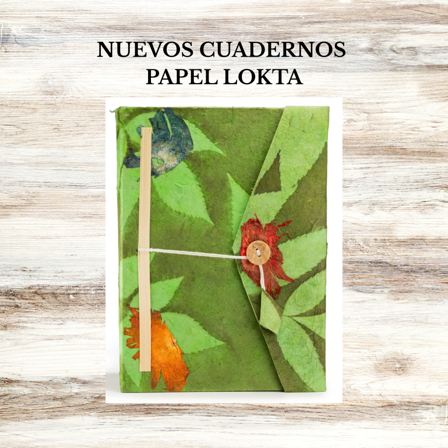 Cuadernos de papel lokta Nuevos cuadernos artesanales de papel lokta